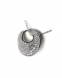 Pendentif cendres 'Ronde avec pierres de zircone' argent (925)