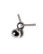 Pendentif pour cendres 'Boule' argent