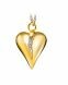 Bijou Cendres Pendentif Funéraire Coeur en Or avec Diamants 0.04 CRT