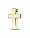 Bijou Cendres Pendentif Funéraire en or 'Croix'  (14-18 CRT Jaune / Blanc)
