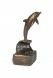 Sculpture d'Art Urne Funéraire en étain bronzé 'Liberté'