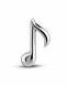 Pendentif memoire argent (925) 'Note de musique'