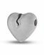 Pendentif memoire argent (925) 'Coeur brisé'