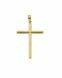 Pendentif mémoire en 14 carat or jaune 'Croix'