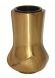 Vase tombe / columbarium en bronze brossé 'Goutte'