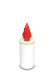 Bougie LED rouge clignotant (Durée de vie: 9 mois)