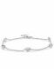 Bracelet commémoratif avec avec 5 cœurs de 5 mm en argent
