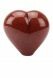 Mini-urne en verre cristal 'Memorie' coeur rouge