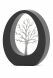 Urne en acier inoxydable (inox) 'Oval tree'