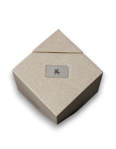 Urne en céramique 'Abstract' avec bougeoir (plusieurs couleurs disponibles)