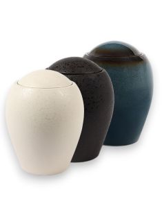Urne pour cendres en céramique abordable, différents coloris - SOLDES