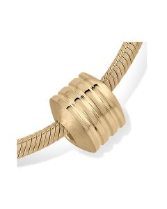 Charme Funéraire en Or 14-18 Crt 'Lignes'