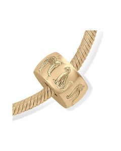 Breloque cinéraire 'Chat' en or