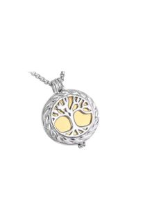 Pendentif pour cendres « Arbre de vie » doré