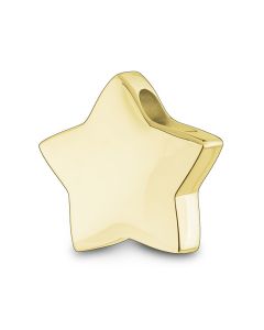 Bijou cendres commémoratif cinéraire en or étoile (14 carat)