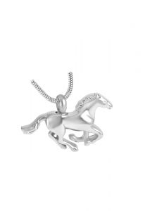 Pendentif cinéraire 'Cheval de course'