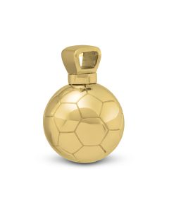 Pendentif cinéraire de cendres 'Football' en or