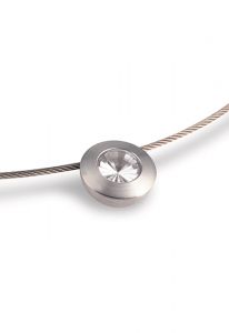 Pendentif en Acier Inox brossé (avec et sans cendres) 'Brillant'