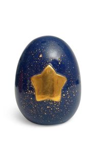 Urne bébé en céramique 'Coeur d'or'