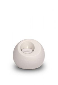 Petite urne blanche mate 'Fantasy' pour dessiner  