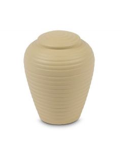 Mini urne funéraire en céramique 'Art for Eternity' beige