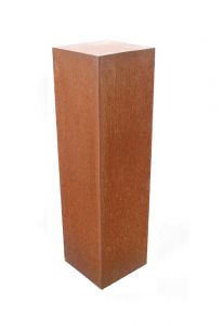 Socle / colonne acier corten (creux)