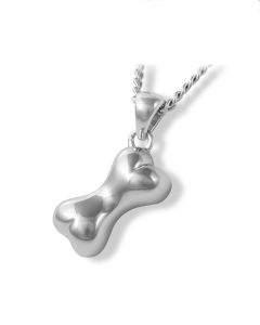 Pendentif cinéraire en argent (925) empreinte de patte