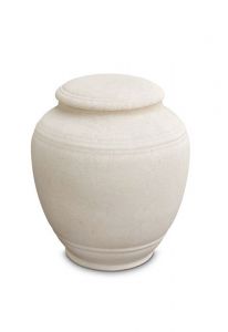 Mini-urne en porcelaine 'Classica' - Beige