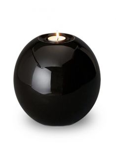 Urne en céramique 'Harmony' en noir l SOLDES