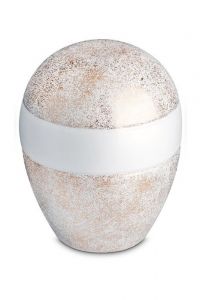 Urne pour cendres en porcelaine 'Planet' - Pure Gold Stardust