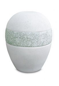Urne pour cendres en porcelaine 'Planet' - Glace et eau
