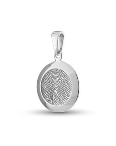 Pendentif empreinte digitale 'Rond'