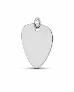 Pendentif mémoire 'Plectre' en argent