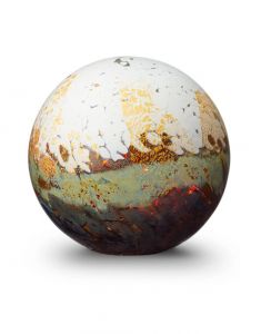 Urne en verre cristal 'Elegance' goldflake | SOLDES