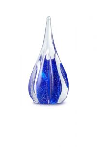 Mini-urne en verre cristal 'Sparkle' goutte
