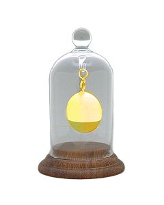 Cloche en verre (doré 14 carat pendentif)