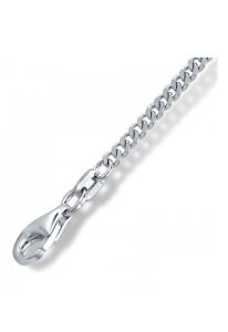 Gourmet collier en argent pour bijoux funéraires - 45 cm