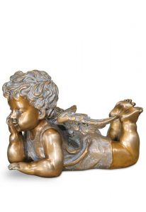 Statue commémorative ange couché – 3D, libre, fixation en bas