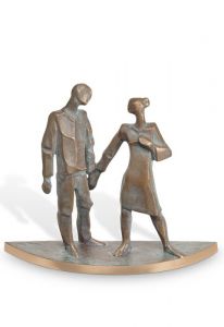 Sculpture funéraire couple – décoration de tombe – 3D, libre, fixation en bas