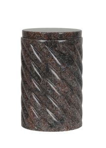 Urne funéraire en granit 'Corde'