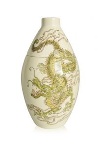 Urne peinte à la main 'Chinois dragon'