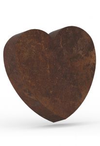 Mini-Urne funéraire en bronze 'Coeur'