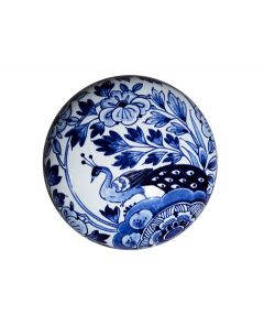 Mini-urne en ceramique 'Bird in Paradise' | Delft bleu