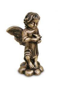 Statue commémorative d’ange en bronze