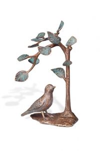 Statue commémorative oiseau sous arbre – 3D, libre, fixation en bas