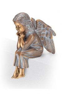 Statue commémorative d’un ange assis – 3D, libre, fixation en bas