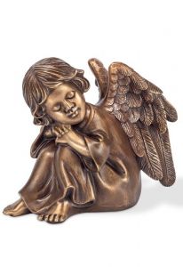 Statue commémorative ange assise – 3D, libre, fixation en bas