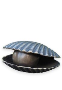 Petite Urne Funéraire en Bronze « Coquille avec Perle »