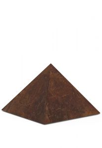 Urne funéraire bronze pyramide