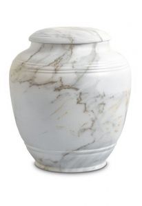 Urne funéraire en porcelaine 'Classica' | Marbre de Carrare arabe